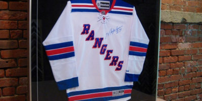 Signed NY Rangers jersey